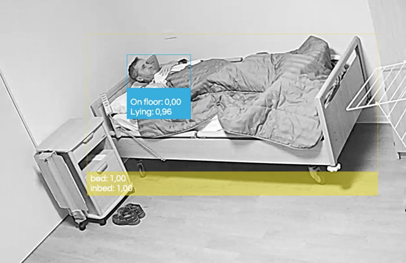 in bed detection by the Kepler Night Nurse